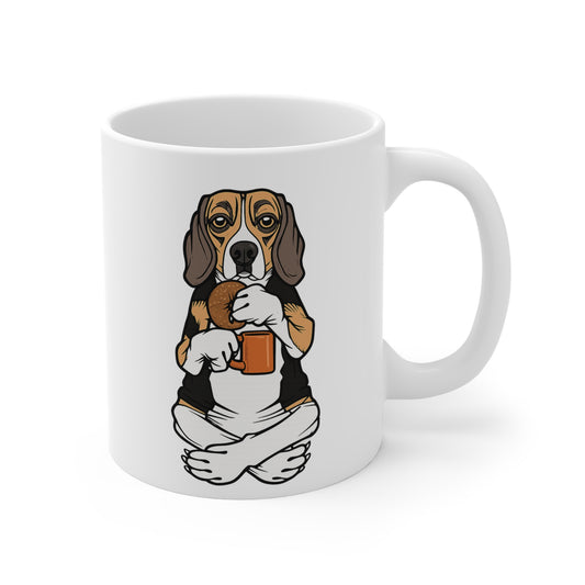 Beagle and The Bagel 11 oz. Mug