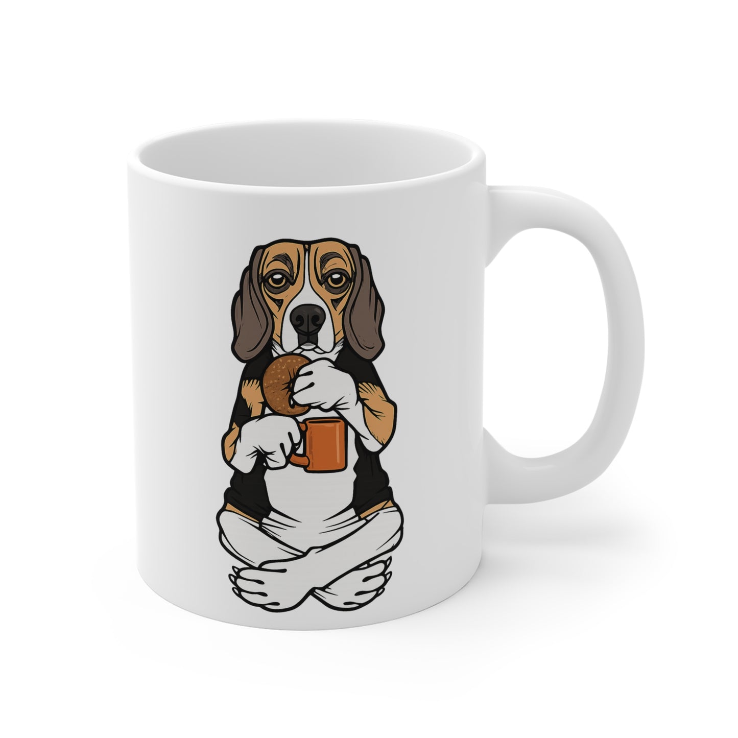 Beagle and The Bagel 11 oz. Mug