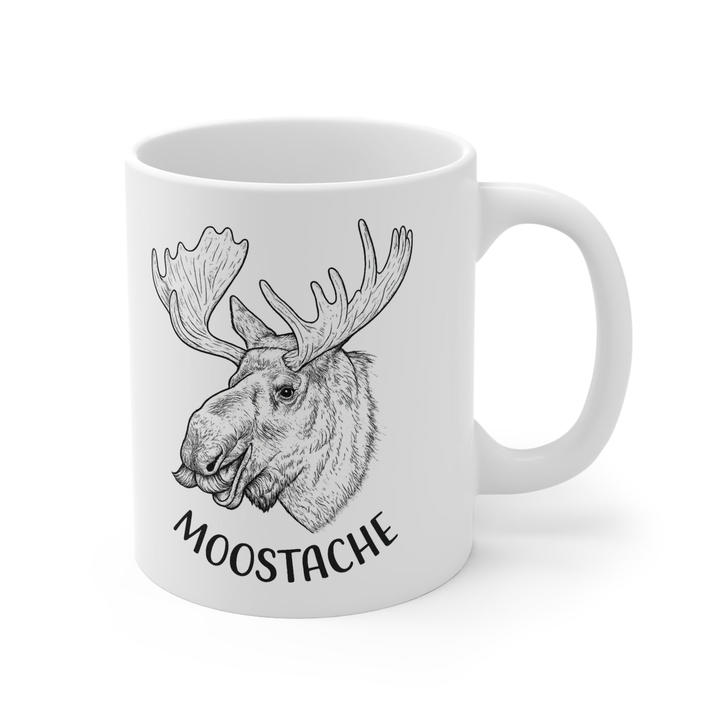 Moostache 11oz Mug