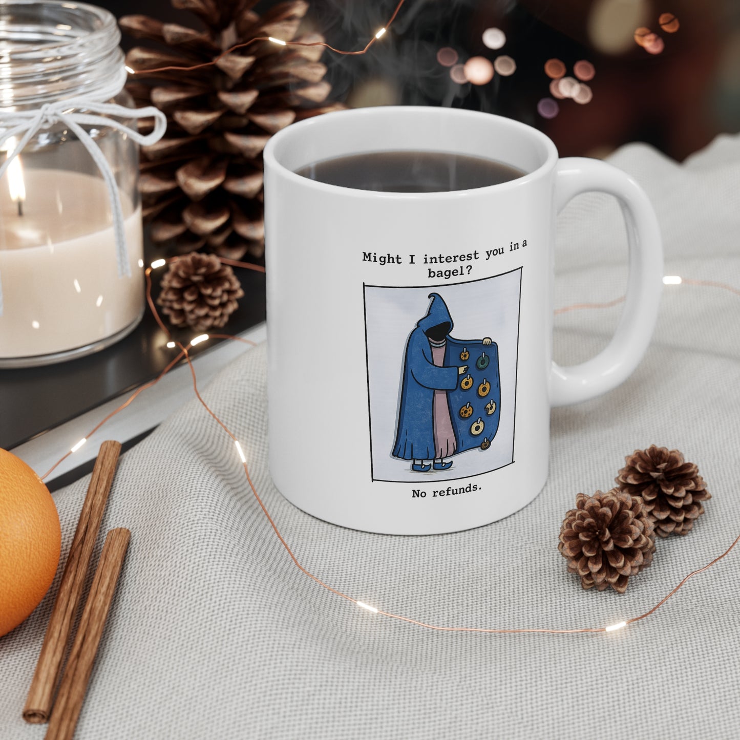 May I Interest You In A Bagel? 11 oz. Mug