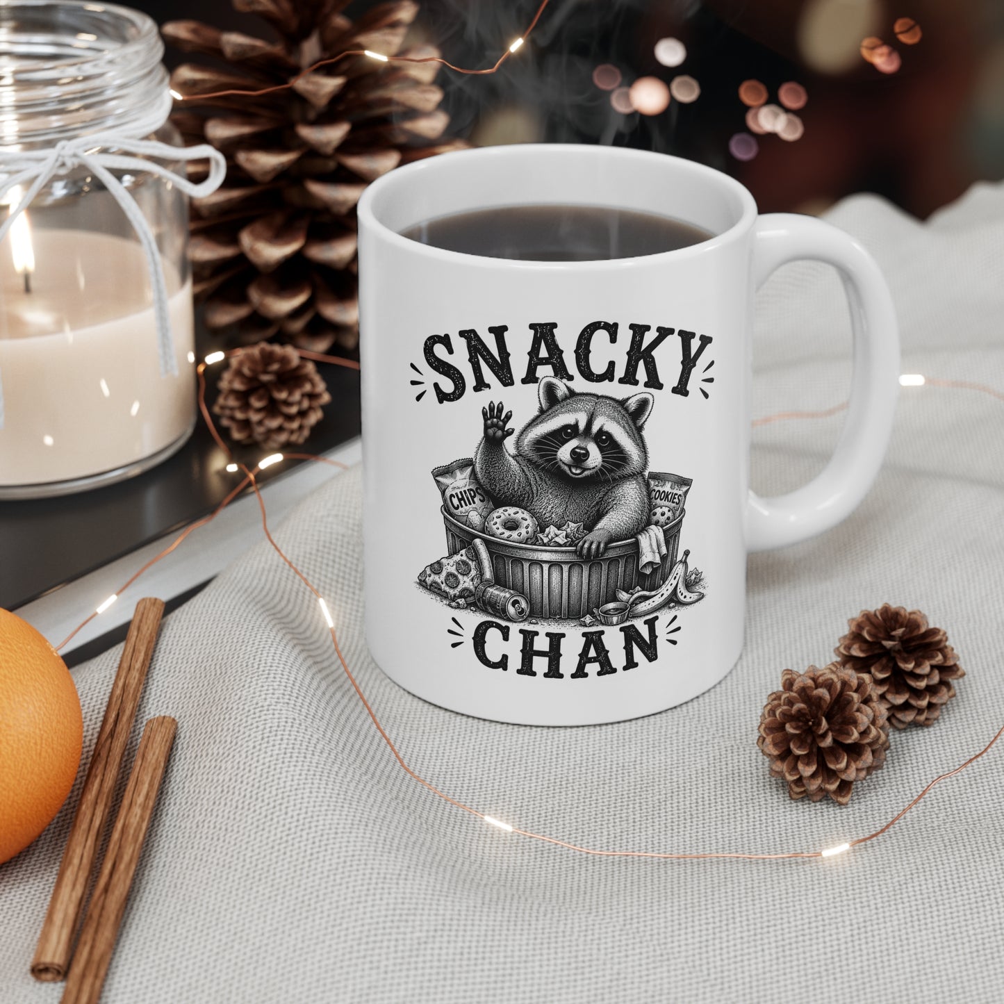 Snacky Chan 11 oz. Mug