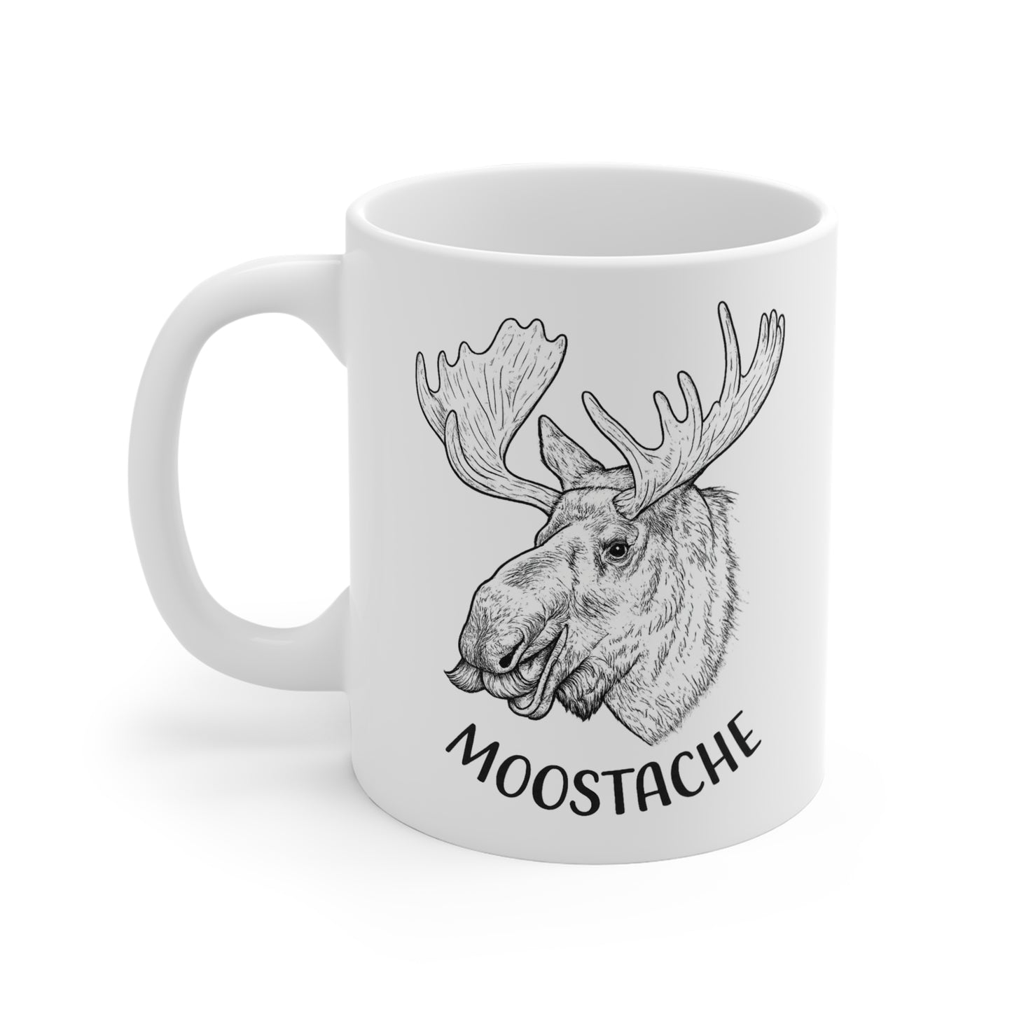 Moostache 11oz Mug